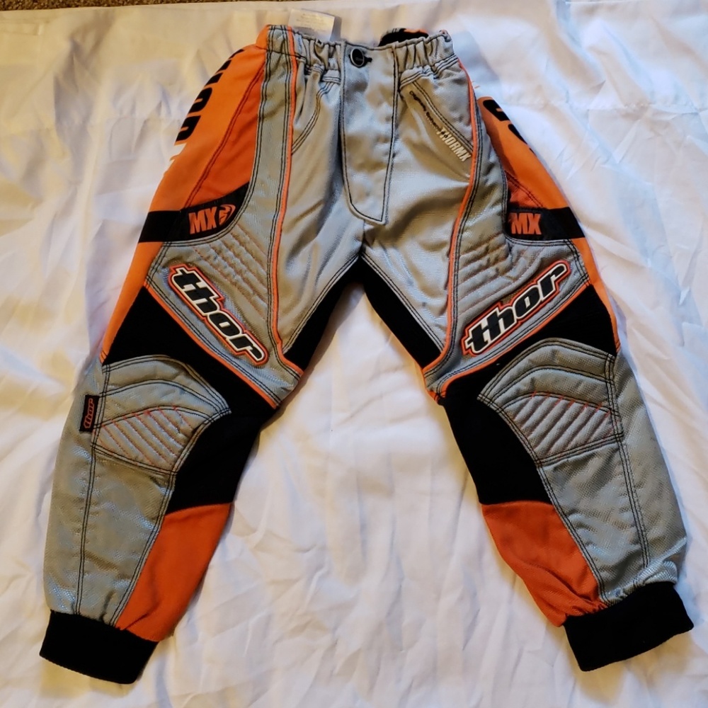 Little boys Thor dirt bike pants, never worn